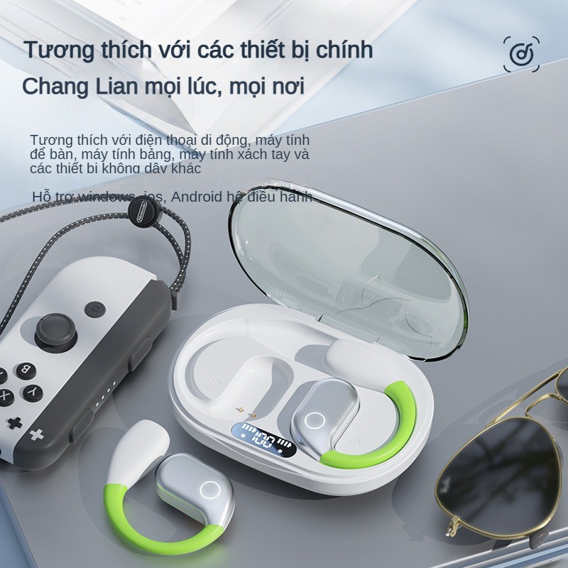 Phong Cách Mới Treo Tai Loại OWS Tai Nghe Bluetooth Không Dây Chạy Thể Thao Không Trong Tai Đầu Khử Tiếng Ồn