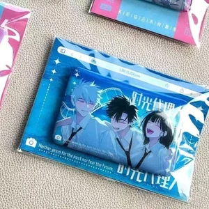 Link Click Huy hiệu Anime có Charles Lucas CV & Qiao Ling Square Button Pin – Quà tặng sưu tập dành cho người hâm mộ