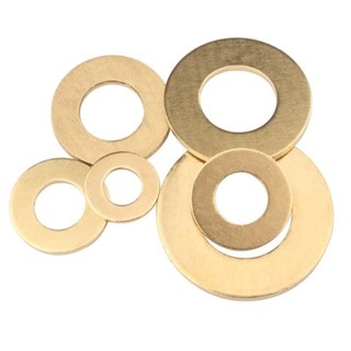 ((LXY) Máy giặt / Máy giặt phẳng bằng đồng thau M2 / M2.5 / M3 / M4 / M5 / M6 / M8 Vòng đệm, Long Đền phẳng  Đồng cho ốc lục giác (RM-VN-1)