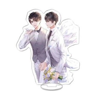 Mô hình Standee Ngụy Trang Học Tra Triêu Du Dạ Triều Tạ Du Phụ kiện trang trí để bàn góc học tập