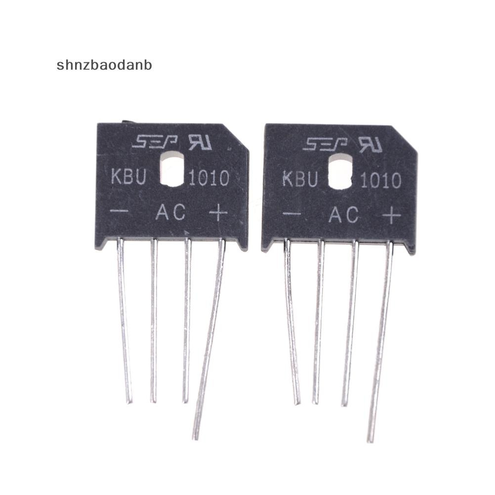 2pcs KBU1010 KBU-1010 10A 1000V Single Phases Diode Rectifier Bridge Single - Foto 5
