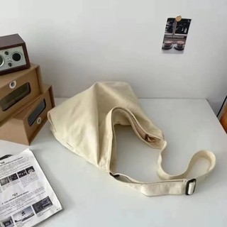 EARTHLYCO Túi đeo vai vải Canvas dung tích lớn, túi Tote du lịch đa năng Hàn Quốc đi học