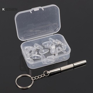 KUZHEN 1 Bộ Kính Silicon Miếng Lót Mũi Túi Khí Mềm Chống Trơn Trượt Đệm Khí Boles Kính Mắt Miếng Lót Mũi Với Tua Vít Kính Mắt Phụ Kiện HOT
