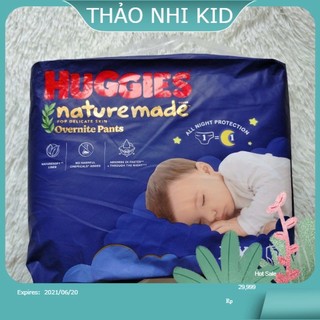 Tã/Bỉm Quần Huggies Nature Made ban đêm size XXL26 (cho bé >15kg)