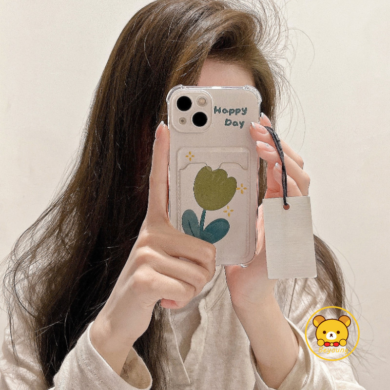 Vỏ Ví Hoa Tươi Cho Redmi Note 14 13 12 11 Pro Plus 11S 10 Pro Max 10S 8T 8 Pro 5G 4G Vỏ Điện Thoại Hoạt Hình Dễ Thương Đựng Thẻ Hoa Mềm