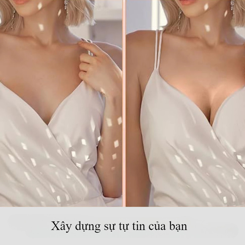 Miếng Độn Ngực Tam Giác Hai Mặt Keo,Mút Đệm Tam Giác Giúp Nâng,Miếng Dán Nâng Ngực