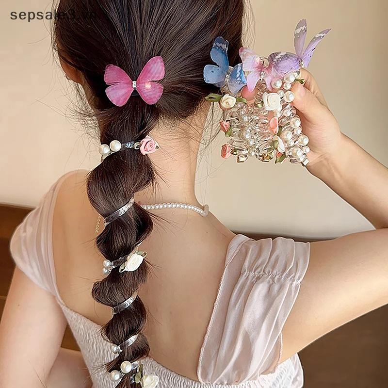 # VN # Dây Điện Thoại Ngọt Ngào Thời Trang Dây Tóc Đuôi Ngựa Hiện Vật Cho Nữ Bé Gái Nhẫn Tóc Thanh Lịch Phụ Kiện Tóc Tinh Tế.