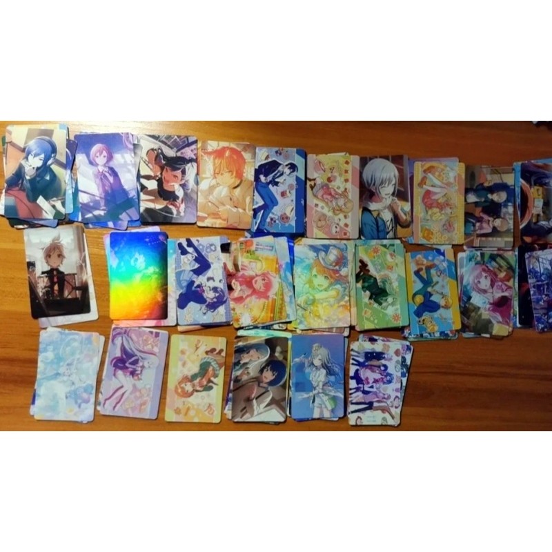 96 chiếc World Project Color Stage Laser Photo Card Set In tức thì & Anime Thẻ sưu tập