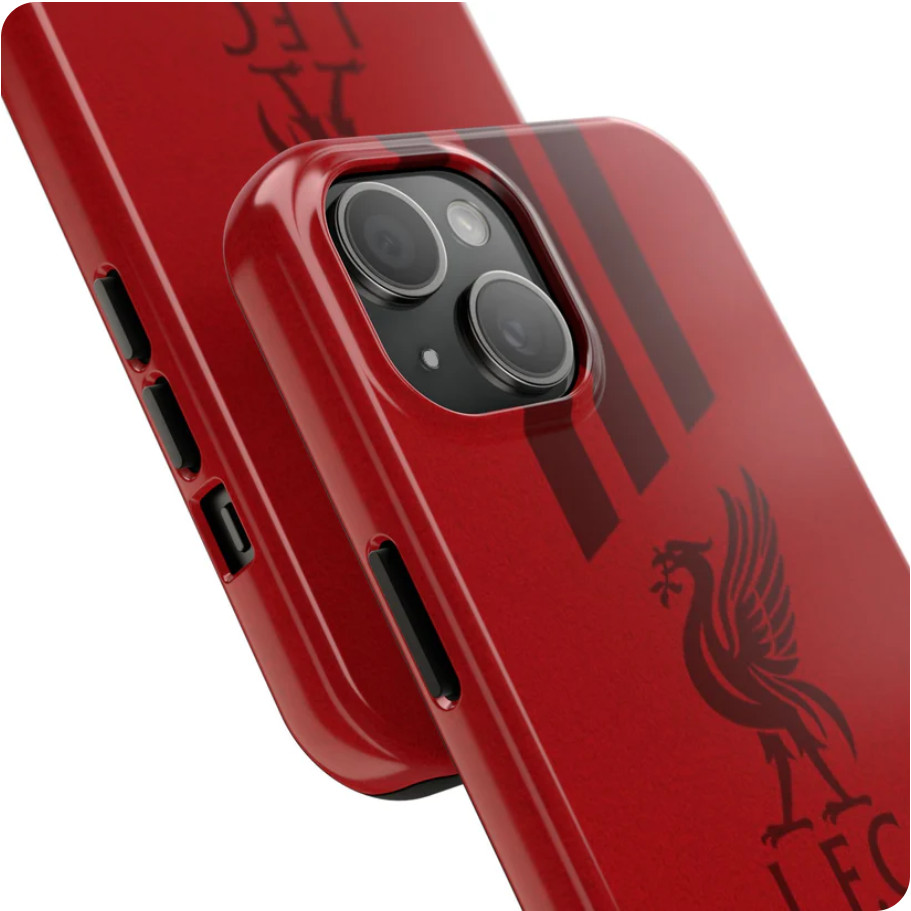 Ốp Điện Thoại Liverpool FC Cho iPhone17 16Pro 15ProMax 14Pro 13 12 XSMAX 13mini 8PLUS Ốp Lưng Cứng Bóng 2in1