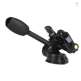 Hilivn) Andoer Q08 Video Chân Máy Bóng Đầu Chất Lỏng 3 Chiều Cánh Tay Rocker Với Đĩa Phát Hành Nhanh Cho Máy Ảnh DSLR Chân Máy Monopod