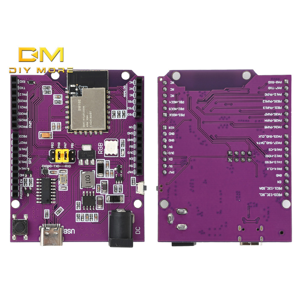 Diymore Rtl8720Dn Băng tần kép Wifi Bt Module Bw16 Ban phát triển Type ...