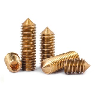 (((LXY) Vít trí lục giác đầu nhọn Đồng-Ốc cấy lục giác âm đầu nhọn các loại/Bộ vít cấy / trí lục giác/vít cấy/vít trí M3 / M4 / M5 / M6 * L3-20MM (RM-VN-1)