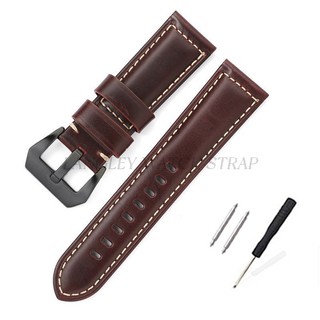 Kích Thước Lớn 26 Mm Sáp Dầu Vintage Da Thật Chính Hãng Dây Đeo Đồng Hồ 20 Mm 22 Mm 24 Mm Da Bò Dây Đồng Hồ Phát Hành Nhanh Dây Đeo Tay Cho Nam Vòng Tay Quà Tặng Giáng Sinh