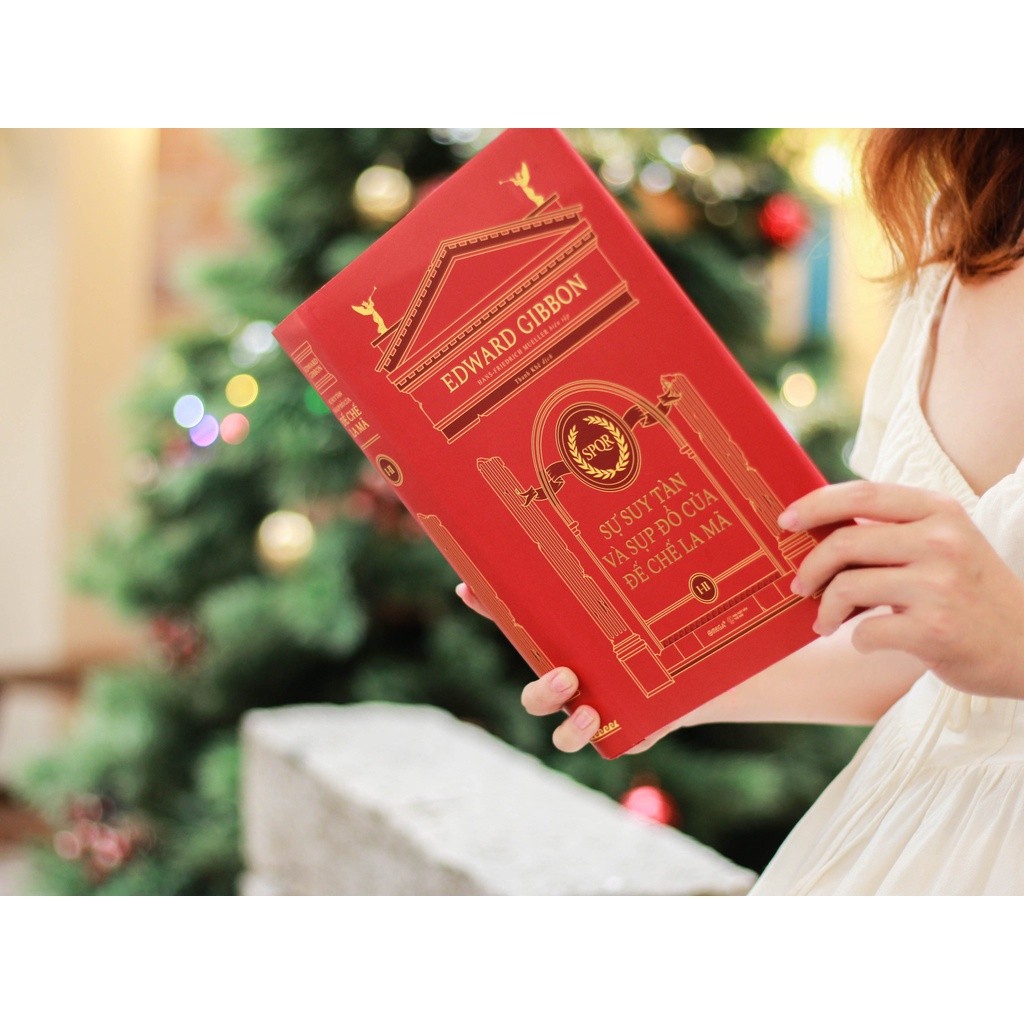 Combo 3 Cuốn Sách (Bìa Cứng) - Sự Suy Tàn Và Sụp Đổ Của Đế Chế La Mã (Tặng Kèm Boxset) - Edward Glaese (Omega Plus)