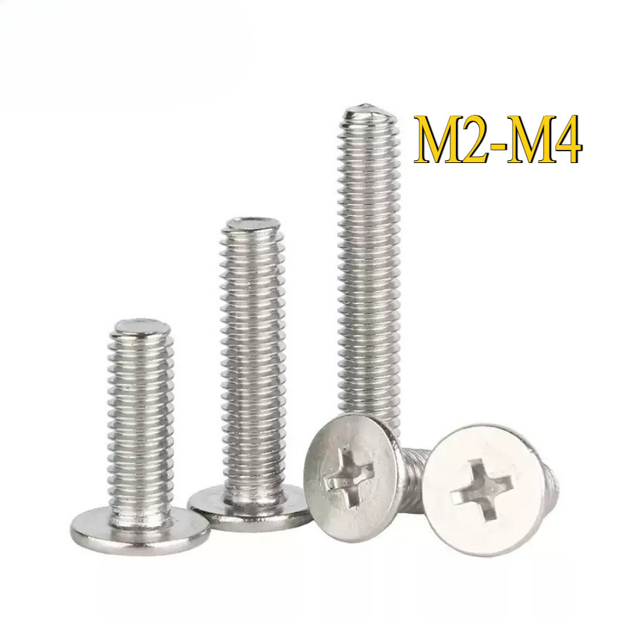Ốc Vít Đầu Dẹt inox 304 /Ốc vít đầu pake dẹp mỏng phẳng Chuyên Dụng M2 ...