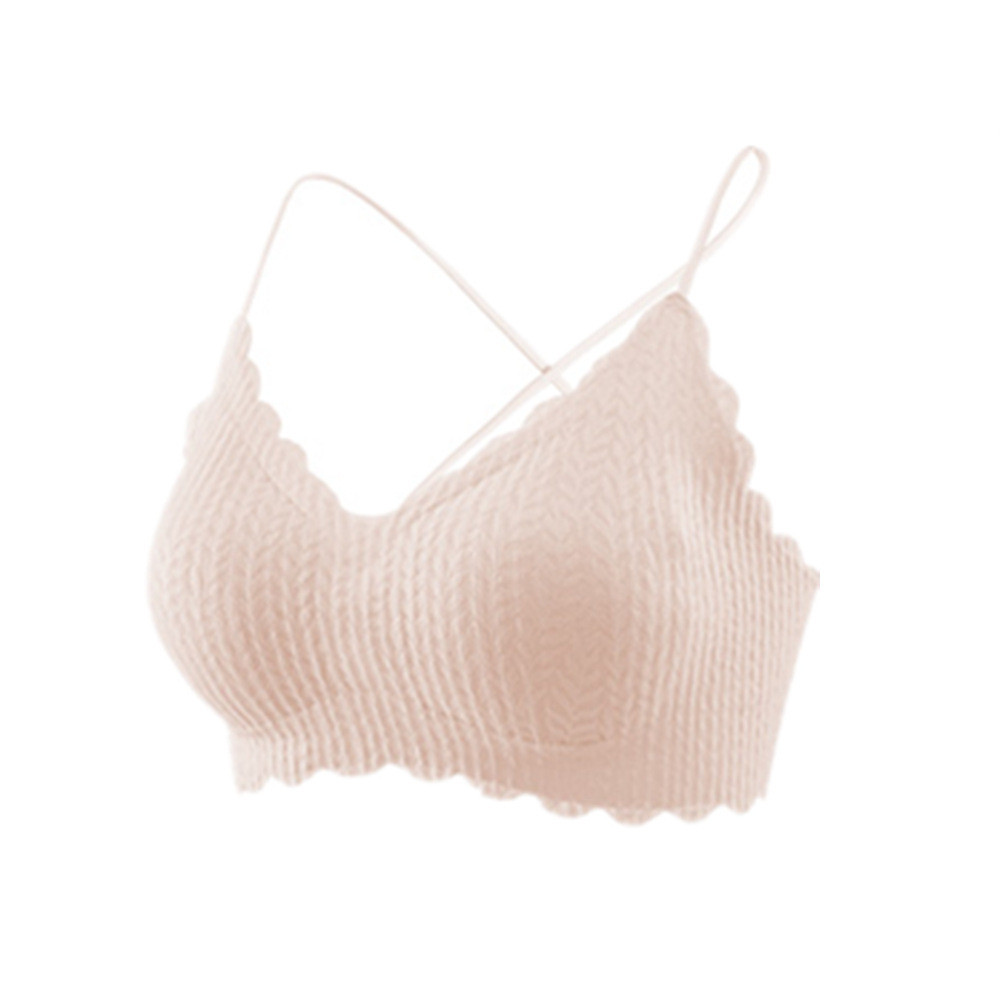 Liền Mạch Ren Ống Top Quần Lót Nữ Chống chói Camisole Không Dây Mỏng Phong Cách Tập Hợp Áo Ngực Lưng Đẹp