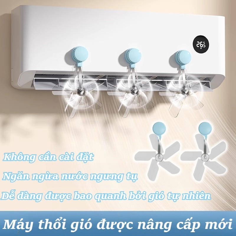Quạt tản gió điều hòa, quạt chuyển hướng gió điều hòa máy lạnh 5 cánh,bảo vệ sức khỏe gia đình