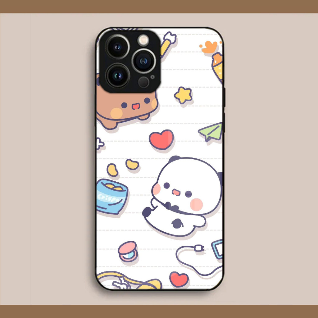 BK-74 Dễ Thương DuDu Ngộ nghĩnh BuBu Ốp lưng Kính Cường Lực IPhone 7 8 11 12 13 14 17,15 16 xs
 Xsmax xr (mini plus pro max)