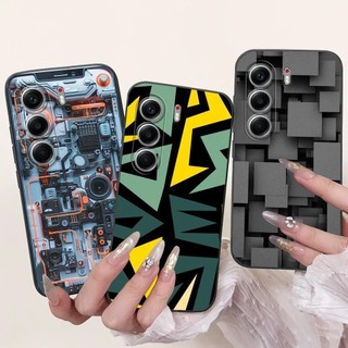Dành Cho Tecno Camon 40 Pro 5G CM7 Ốp lưng Mềm Mờ Silicon Ốp Lưng Hoạt Hình Mèo Phong Cảnh Thẩm Mỹ Họa Tiết Coque Trường Hợp