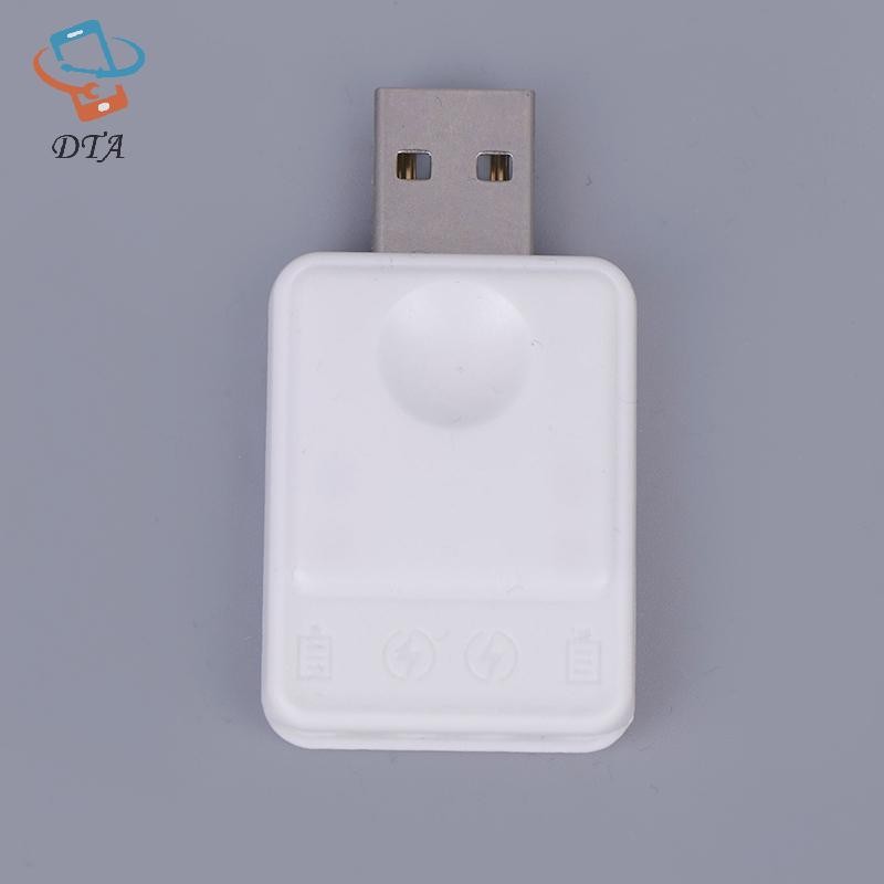 [DTA] Bộ sạc pin CR425 Phao câu cá điện có thể sạc lại Pin CR425 Bộ sạc USB Bộ sạc 2 lỗ cho phao câu cá LED VN