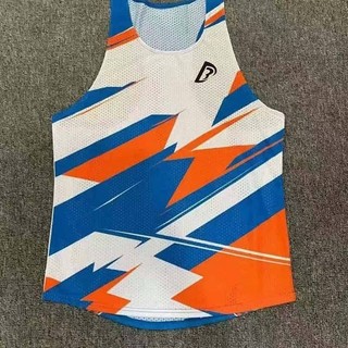 PB Track and Field Suit Vest Training Marathon Running Exercise Sleeveless Shorts Two-Piece Set Quick-Drying Breathable Racing Suit wTKt
