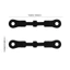 Thép Kim Loại Trên Treo Dưới Gắn Mã Cánh Tay Cho Trxs 1 / 5 X-MAXX 6S 8S 1 / 6 XRT 78086-4 8S 1 / 10 MAXX RC Xe Nâng Cấp Phần