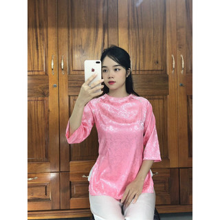 Set Gấm Tết, gấm viền đôi thời trang nữ, bà ba gấm
