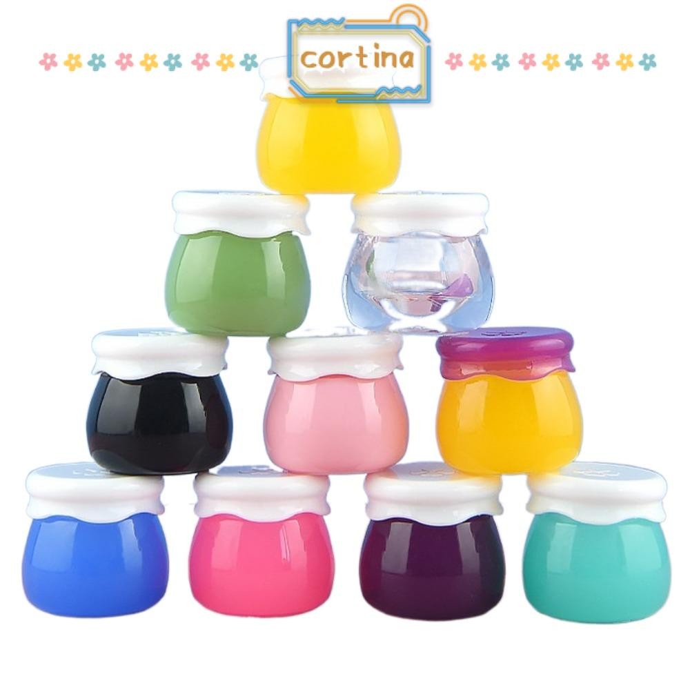 Bình đựng kem dưỡng CORTINA, Chai rỗng tròn có thể đổ lại, Hộp đựng mỹ ...