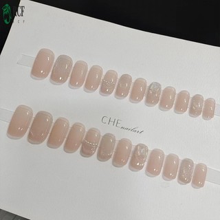 Móng tay giả mắt mèo Gradient bền và không bao giờ chia móng tay giả