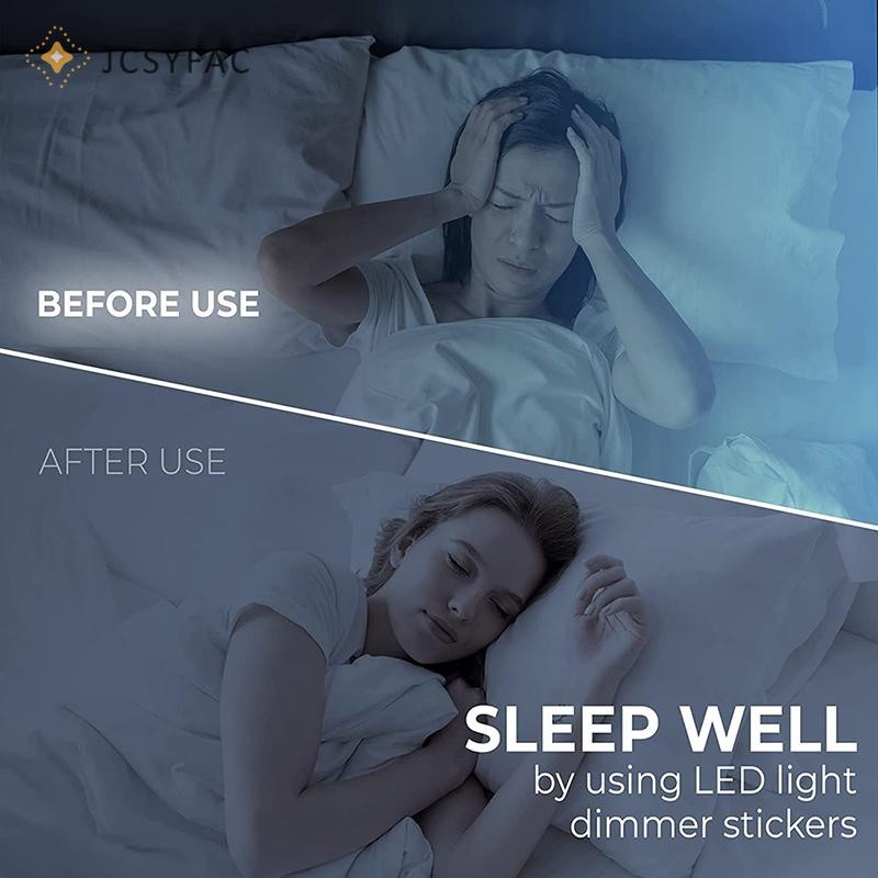 Jcsyfac Tự Động LED Blackout Dán Dán Làm mờ Ánh Sáng Chặn Miếng Dán Cho Điện Tử Mới