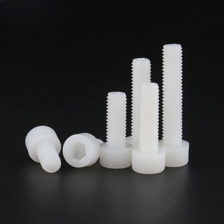 ((LXY) ốc lục giác/ốc lục giác chìm/Ốc Vít Lục Giác /Ốc Vít  Lục Giác  loa/bulong Lục Giác chìm đầu trụ trơn Nhựa M3 / M4 / M5 / M6 / M8 / M10 / M12 * L: 4-100mm (RM-VN-1)