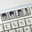 Reze Keycaps Anh Đào Hồ Sơ 12 Chiếc PBT Nhuộm Thăng Hoa Máy Cưa Xích Người Keycaps Sáng Tạo Anime Bom Reze Cơ Keycap