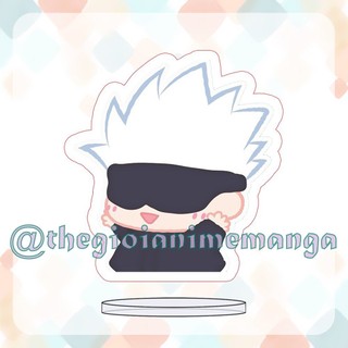 ( MINI 3cm ) Standee JUJUTSU KAISEN ver TẬP THỂ DỤC anime mô hình Chú Thuật Hồi Chiến chibi mica trưng bày