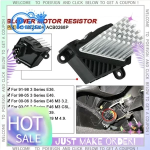 Điện trở động cơ máy thổi nóng cho -BMW E46 E39 X5 X3 1997-2006 64116923204 64116929486 64118385549