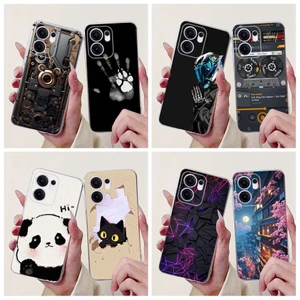 Ốp Chống Sốc Cho OPPO Reno 13F 2025 CPH2701 Ốp điện thoại Máy Sang Trọng Đá Cẩm Thạch Mềm Silicon Ốp điện thoại Cho Reno13 F 5G CPH2699 Vỏ