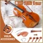 4 / 4 Phụ kiện đàn Violin Phần còn lại cằm Đuôi Fine Tuner Tuning Peg Tailgut Endpin Strings Kit