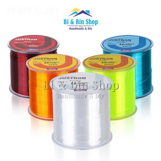 Cuộn 500m Cước Nhật Trong Suốt Không Co Giãn Làm Trang Sức Handmade, Đồ Thủ Công, Câu Cá
