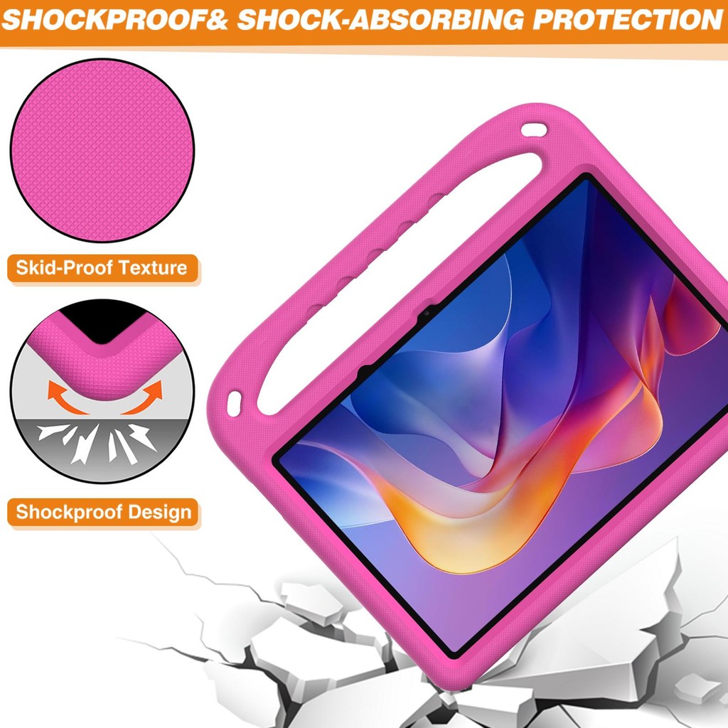 Ốp Lưng Cho Redmi Pad 2 11inch 2025 Vỏ Trẻ Em An Toàn Trẻ Em Máy Tính Bảng Bảo Vệ Chất Liệu Bọt Chống Sốc Vỏ An Toàn Và Chống Rơi