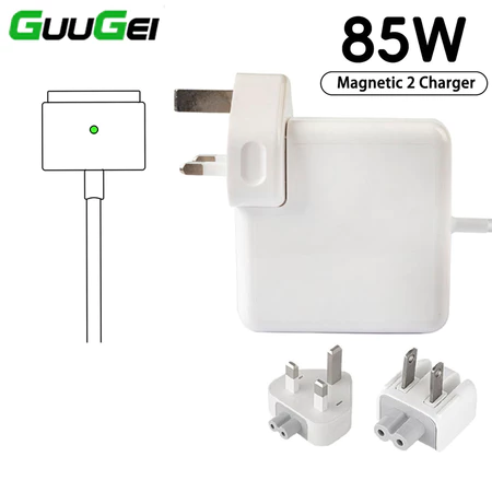 Guugei 85W Sạc Nhanh Từ 2 Cáp Sạc Laptop Sạc Điện Adapter UK US Sạc Cắm