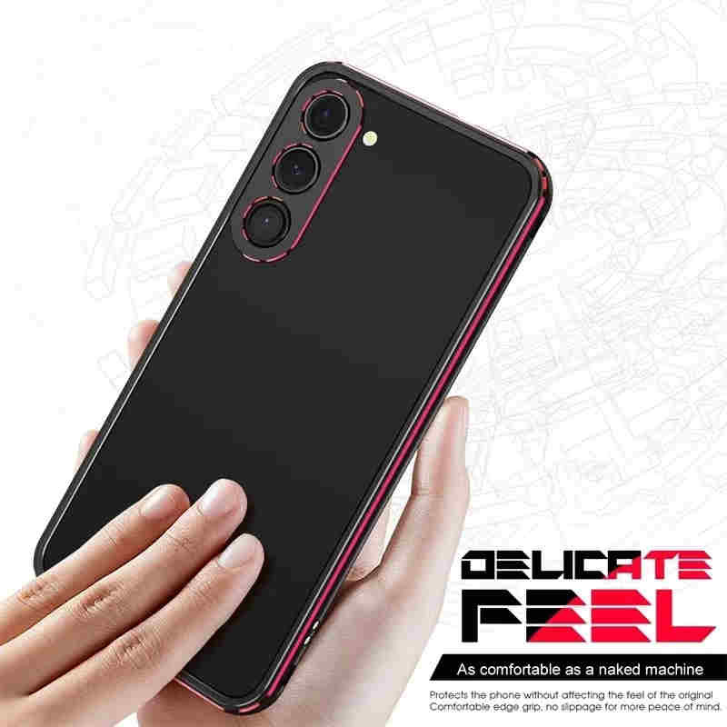 Ốp Lưng Nhôm & Khung Ống Kính Kim Loại Ốp Lưng Điện Thoại Samsung Galaxy S26 S23 S25 S24 S22 Ultra S23Ultra S24Ultra Sang Trọng Chống Sốc
