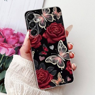 Dành Cho Samsung Galaxy A17 Mới Thanh Lịch Họa Tiết Mèo Vỏ Điện Thoại TPU Silicon Mềm SamsungA17 A 17