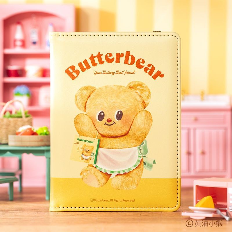 [Aria] Túi hộ chiếu Butterbear Butterbear Túi thẻ ID Túi Bảo vệ passport
