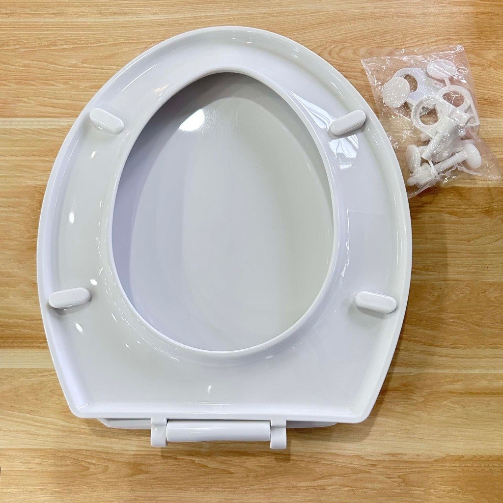 Nắp Bồn Cầu, Nắp Bồn Vệ Sinh Nhà Tắm Đóng Mở Êm ( Loại 1, Chất Lượng, Siêu Bền )