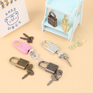 [GOU] 1 Bộ Ổ Khóa Hình Chữ Nhật Khóa Phần Cứng Hành Lý Có Khóa Chìa Khóa Du Lịch Hộp Trang Sức Cưới Nhật Ký Vali VN