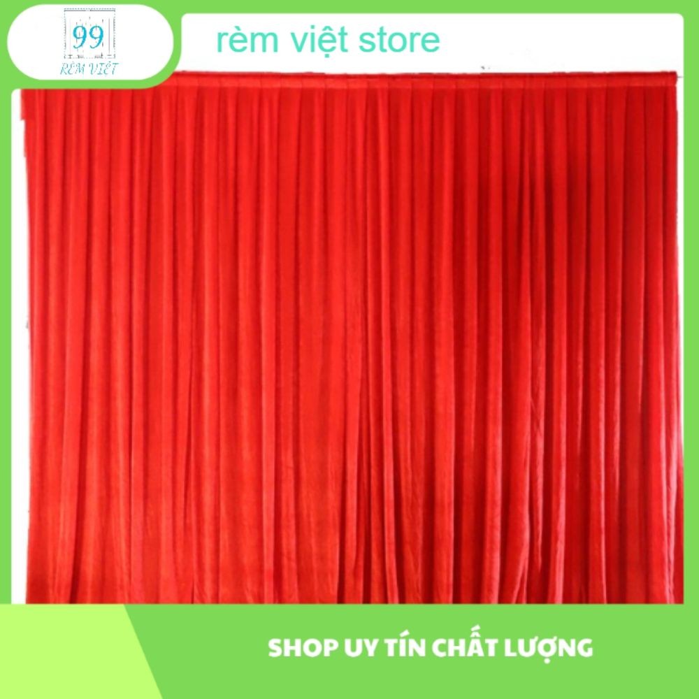 Phông Rèm Vải Nhung Đỏ Đô Khổ Lớn Rộng 1m6 Trang Trí Sự kiện Hội Nghị ...