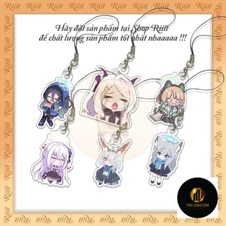 (MÓC TREO) Dây treo điện thoại in hình Game Blue Archive mica acrylic dây móc khóa tiện lợi xinh xắn