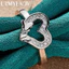URMYLADY Bạc 925 Trái Tim Tình Yêu 7-10 # Nhẫn Nữ Tiệc Cưới Thời Trang Quyến Rũ Trang Sức