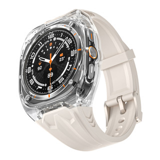 Suitable for Samsung Watch Ultra watch strap, TPU Rambo integrated strap, PC shell 47mm