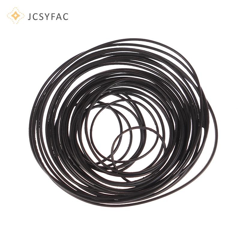 Jcsyfac 1Pack 0.5 / 0.6 / 0.7 / 0.8MM Đồng hồ cao su chống nước Vòng chữ O Mặt sau Vòng đệm Mới