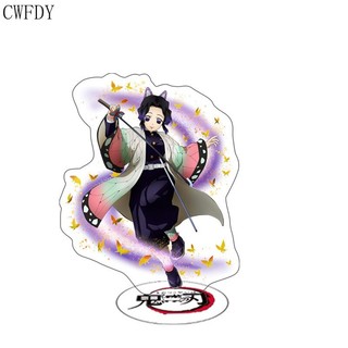 Mô hình Standee Anime Demon Slayer Figures Acrylic Stand Model Cartoon Agatsuma Zenitsu decor góc học tập để bàn 8cm